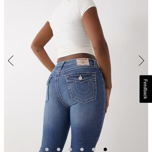 True Religion Halle high rise super skinny jeans size 30